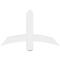 Ekena Millwork Bellingham Architectural Grade PVC Gable Bracket, 36"W x 22 1/2"H x 4"D x 4"F, 15/12 Pitch GBP036X23X0404BEL00 - alternate 4